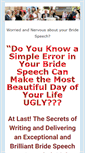 Mobile Screenshot of bestbridespeeches.com